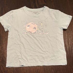 Crewcuts Sky Blue Kids Tee with Soccer Design